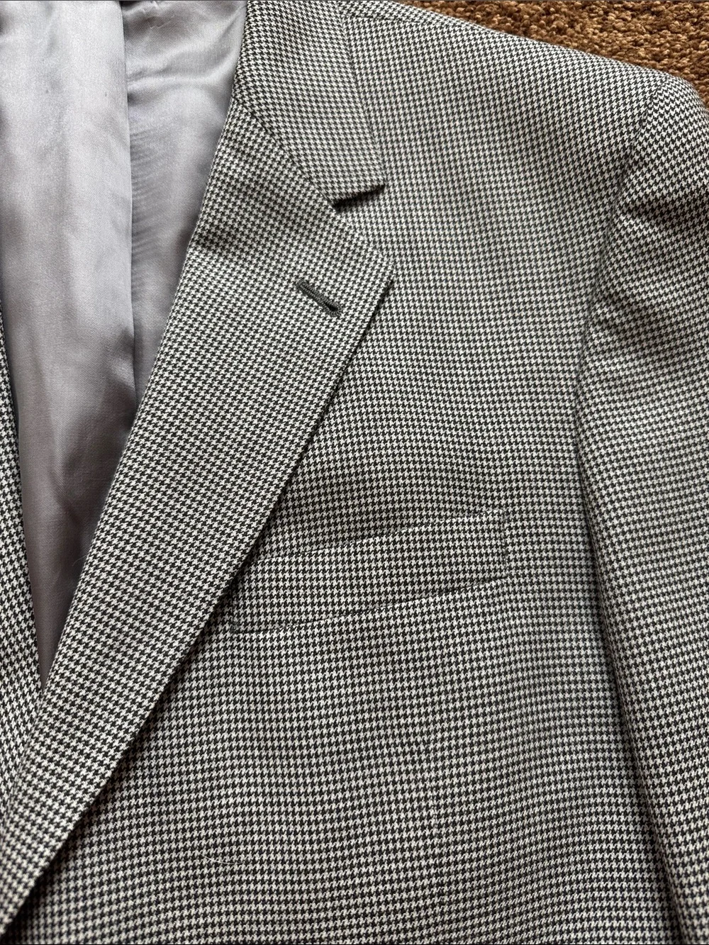 Jos. A. Bank Light Gray Two-Button Notch Lapel Sport Coat